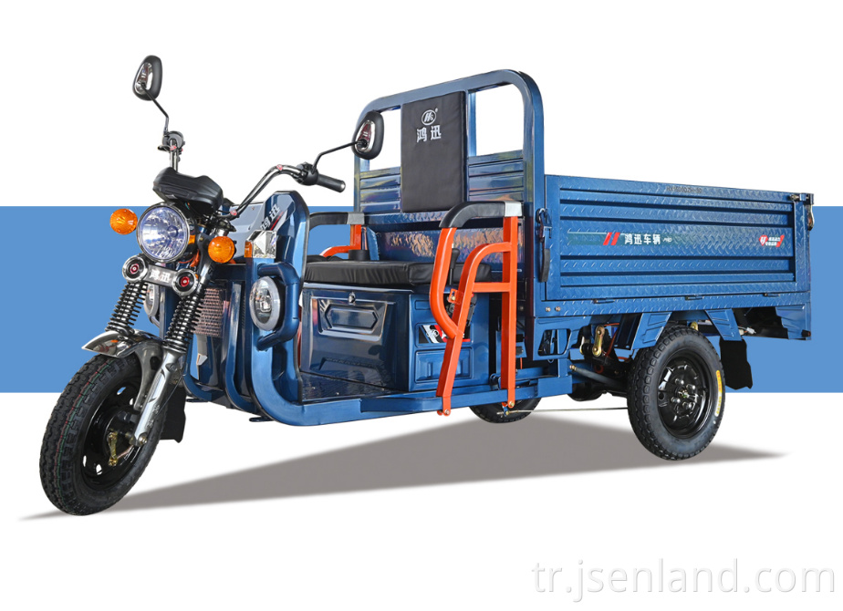 Mavi bölmeli elektrikli araba Blue Compartment Electric Car